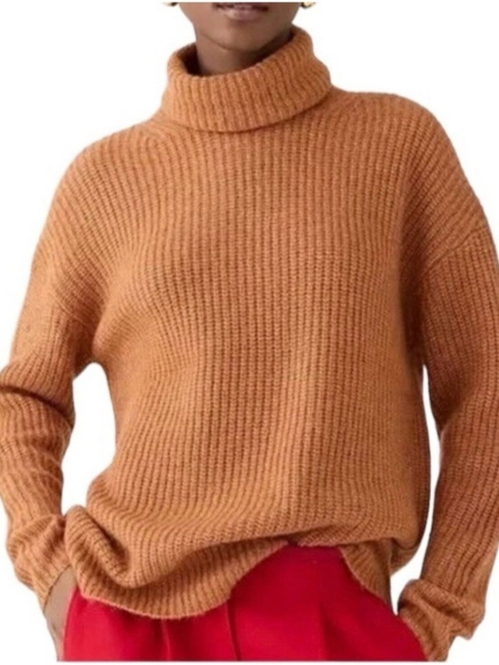 J. Crew NWT Ribbed Turtleneck Sweater